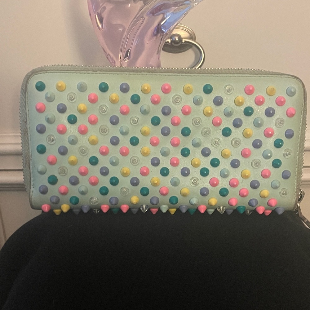 Christian Louboutin Mint Leather Wallet